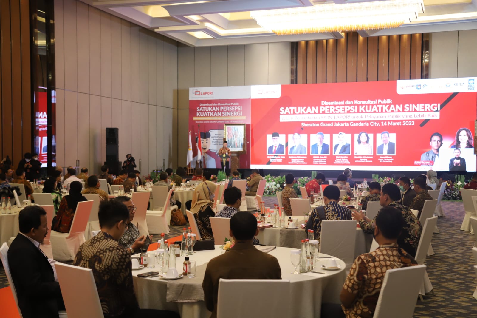 20230314 MENTERI SESMEN Diseminasi dan Konsultasi Publik Survei Kepuasan Pengguna SP4N LAPOR 27