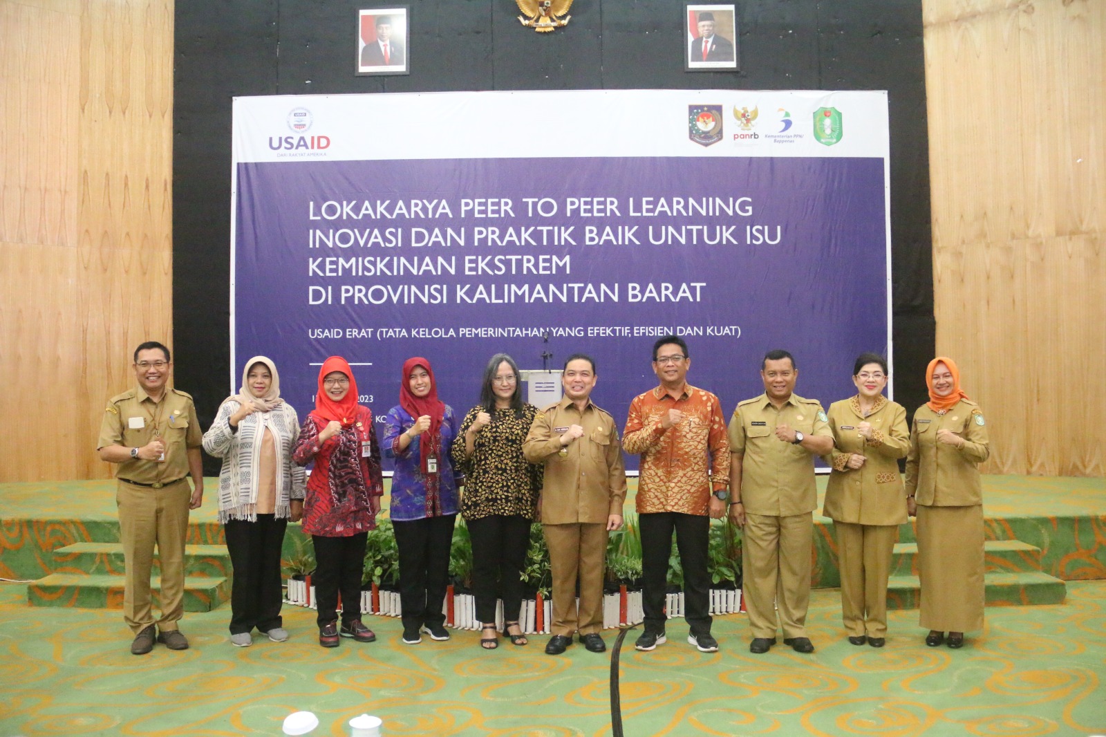 20230613 Lokakarya Peer to Peer Learning Praktik Baik Inovasi Pelayanan Publik Terkait Isu Kemiskinan Ekstrem di Provinsi Kalimantan Barat 1