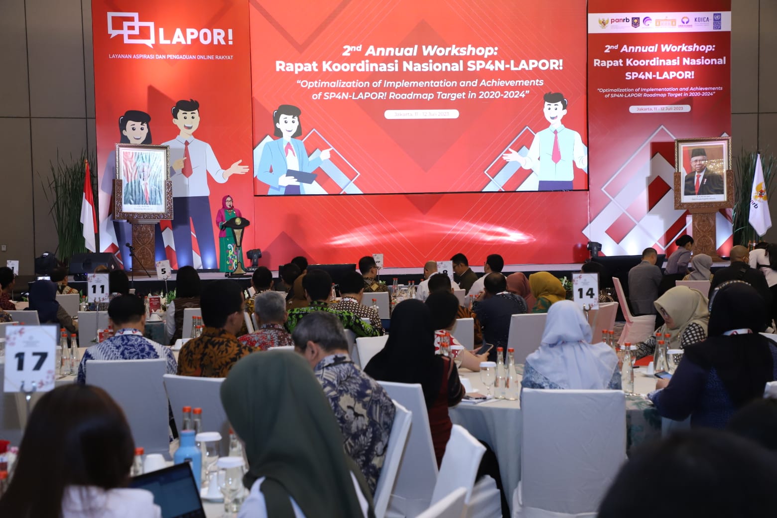 20230711 MENTERI 2nd Annual Workshop Rakornas SP4N LAPOR 14