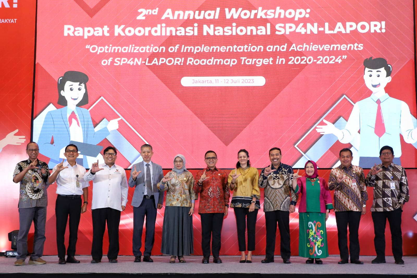 20230711 MENTERI 2nd Annual Workshop Rakornas SP4N LAPOR 14