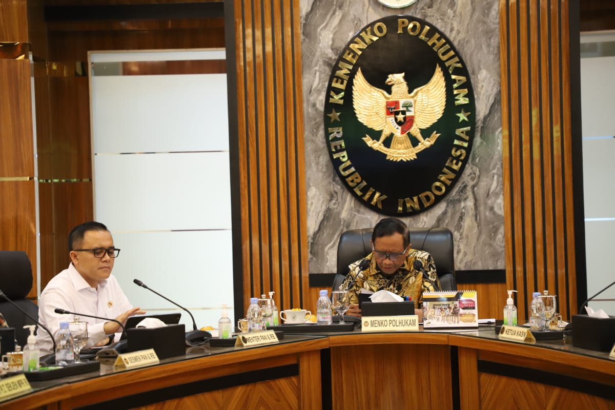 20230724 Rapat Koordinasi dengan Menko Polhukam 10