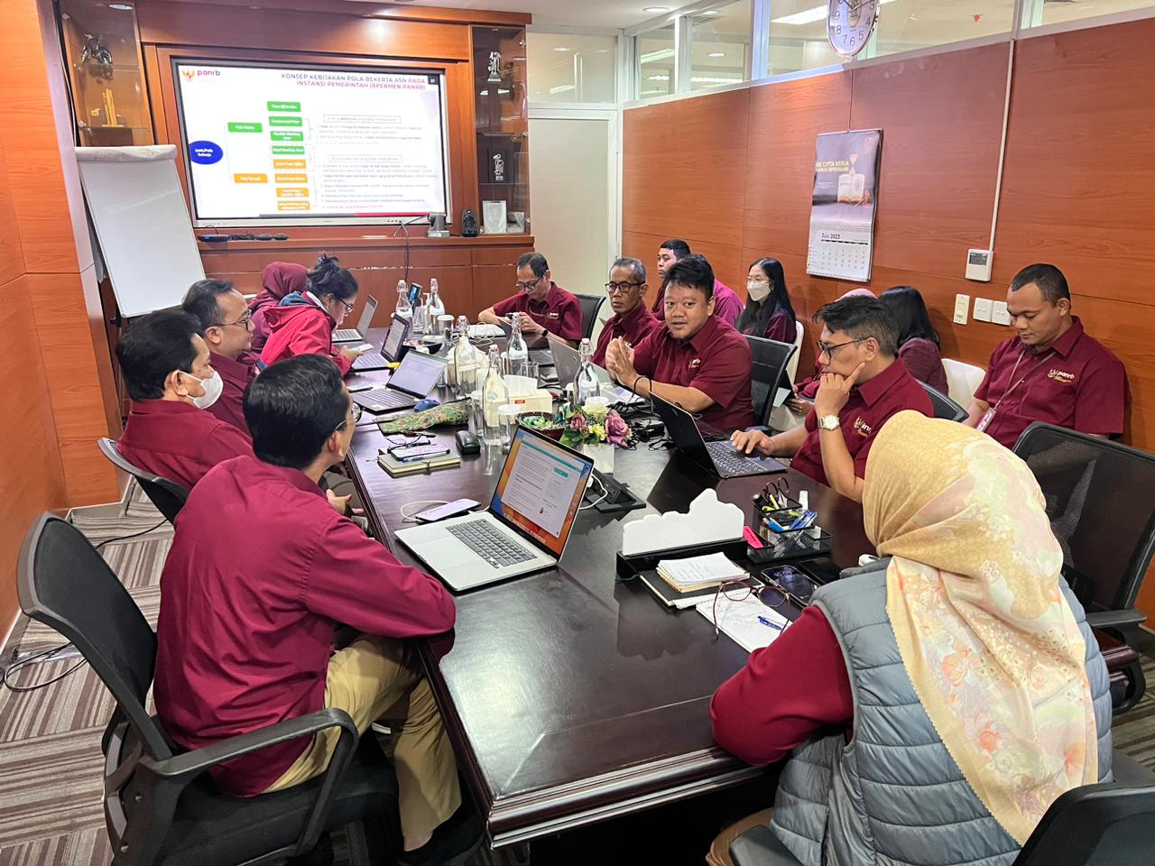 20230726 Rapat Internal Progress RPermenPANRB Pola Kerja ASN 1