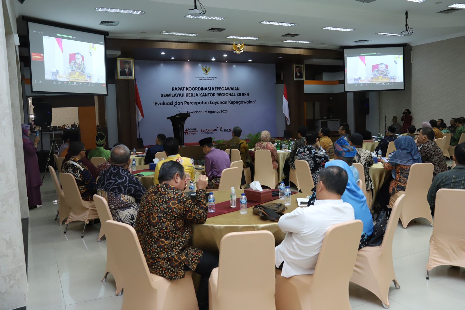 20230809 MENTERI Rapat Koordinasi Evaluasi dan Percepatan Layanan Kepegawaian Kantor Regional XII BKN 15