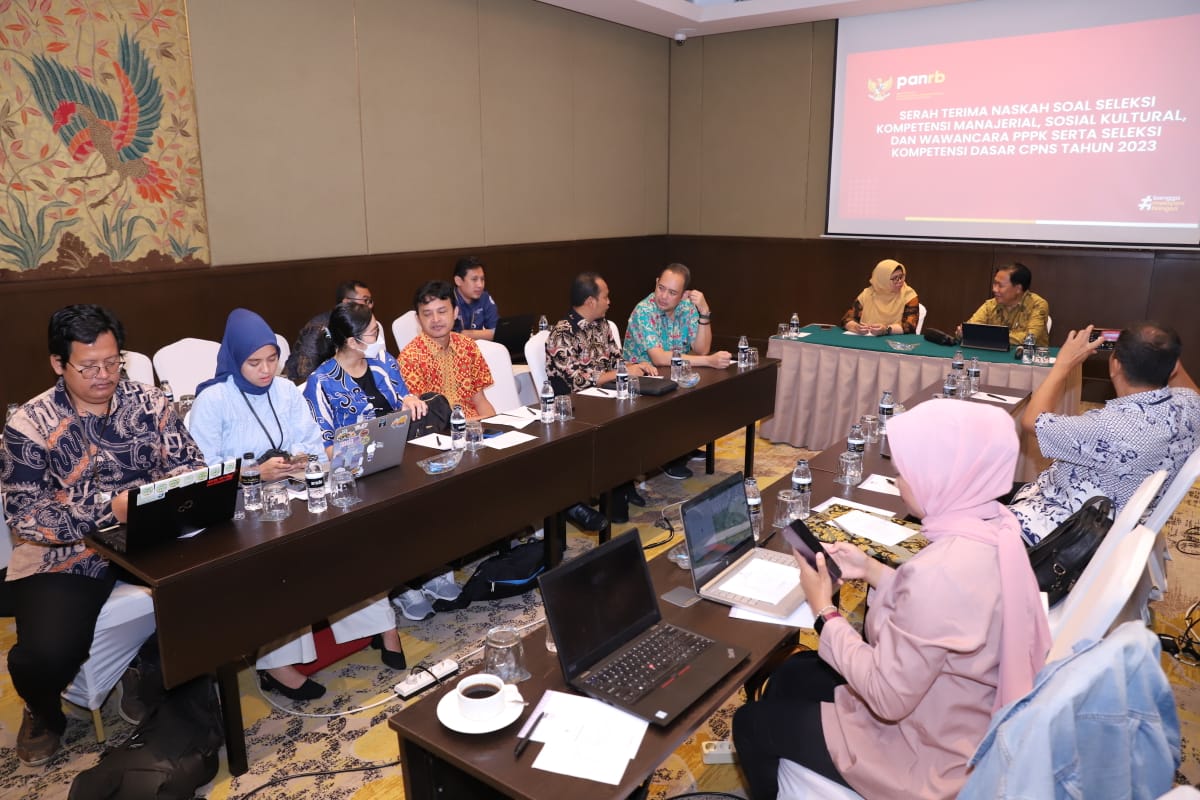 20230810 Serah Terima Naskah Soal Seleksi PPPK dan CPNS 2023 1