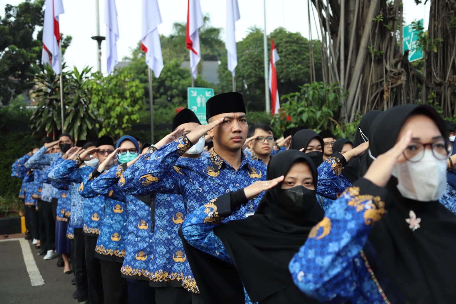 20230817 Upacara Peringatan HUT ke 78 RI di Lingkungan Kementerian PANRB 1