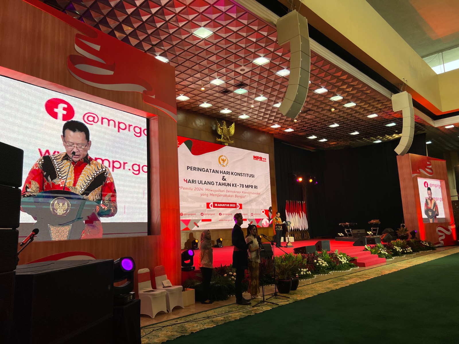 20230818 Peringatan Hari Konstitusi dan Hari Ulang Tahun ke 78 MPR RI 12