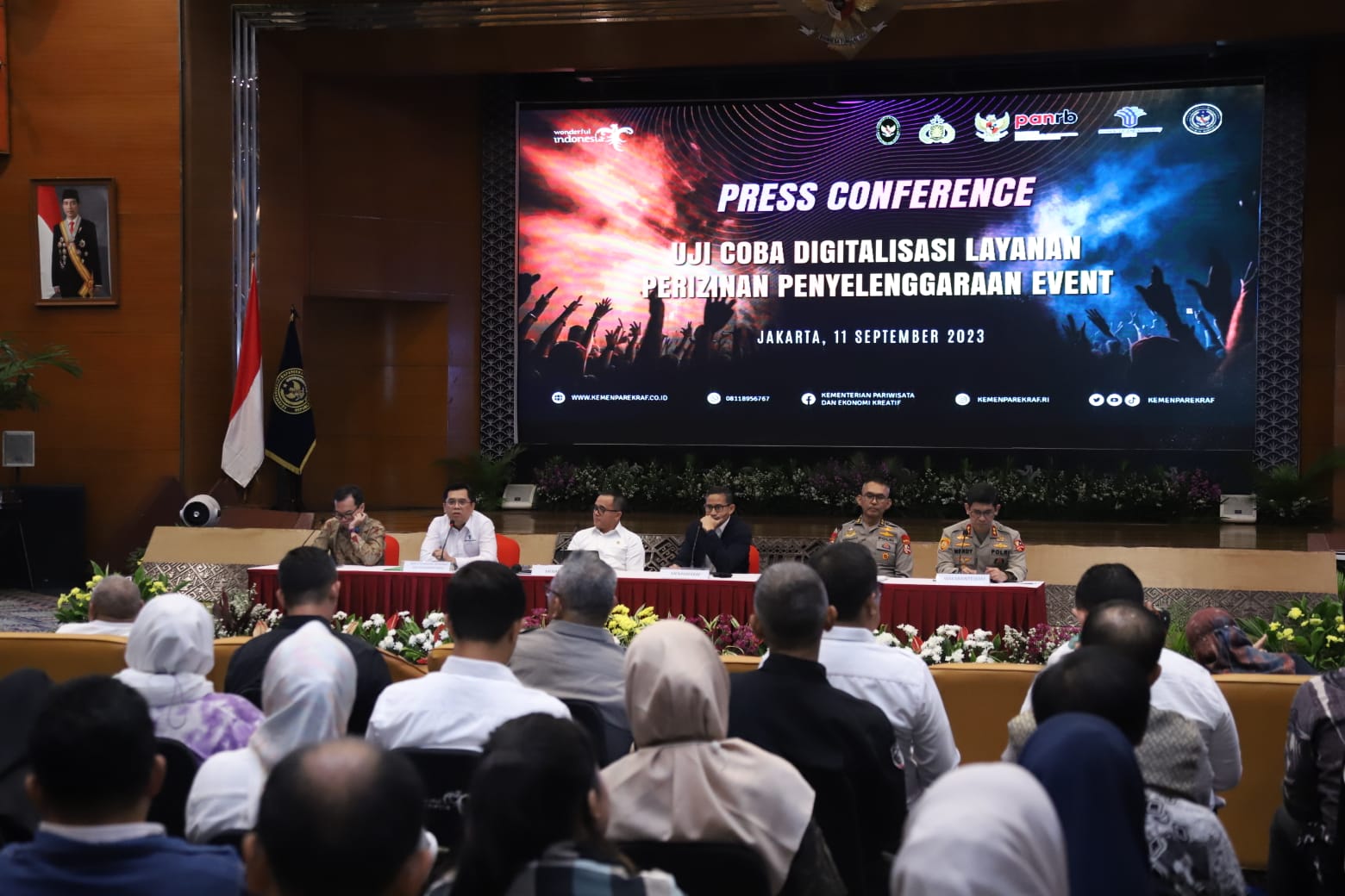 20230911 Press Conference Uji Coba Digitalisasi Layanan Perizinan Penyelenggaraan Event 8