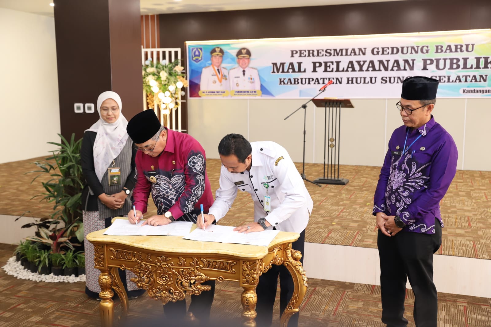 20230914 Peninjauan Gedung Baru MPP Kab. Hulu Sungai Selatan 12