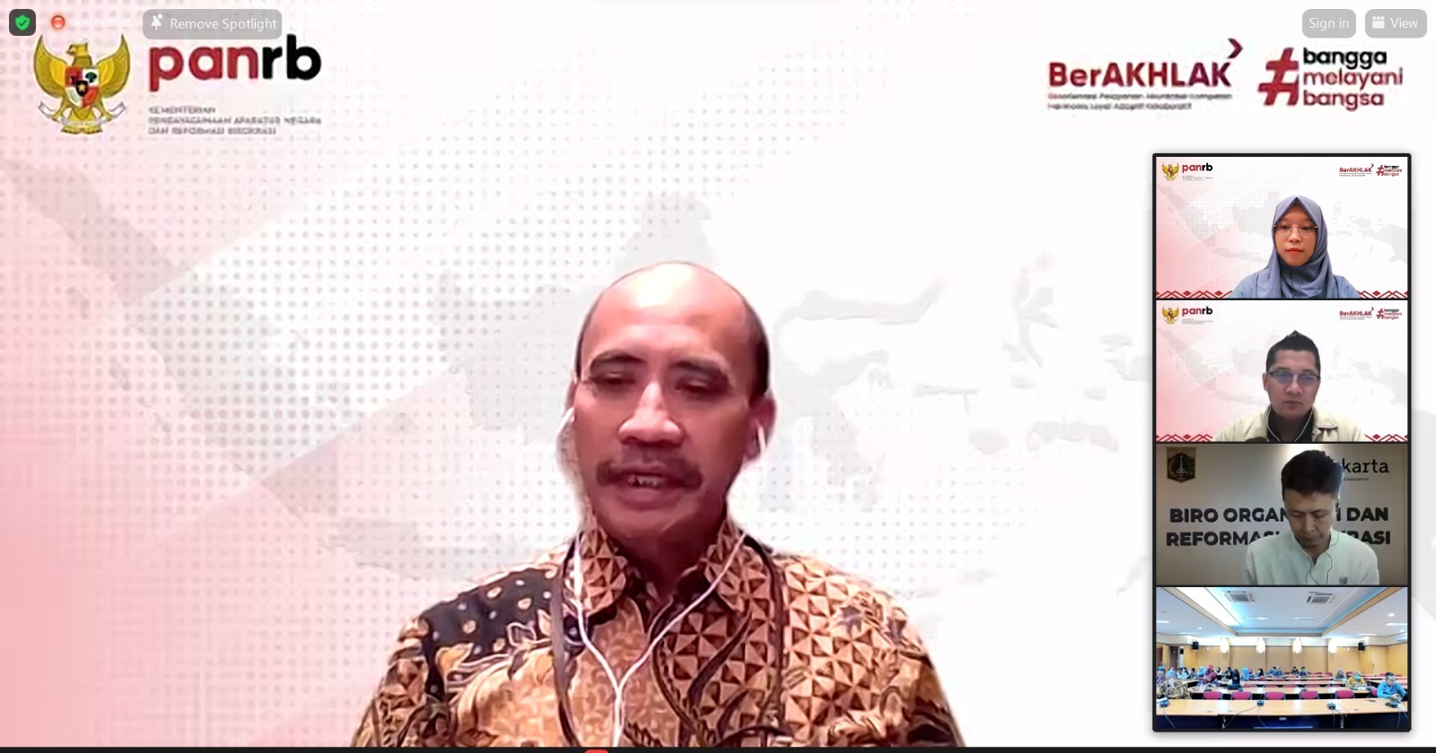 20230922 Percepat Reformasi Birokrasi Berdampak Kementerian PANRB Laksanakan Evaluasi RB Nasional 2