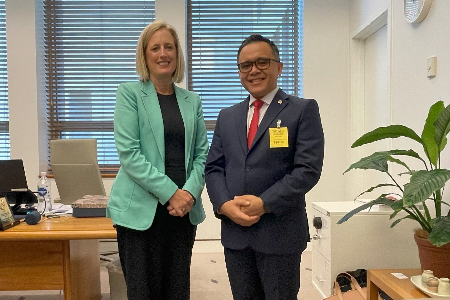 20231018 Pertemuan dengan Minister for Finance Minister for Women Minister for the Public Service Australia 