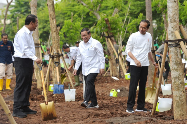 20231129 Antisipasi Perubahan Iklim Presiden Jokowi Ajak Masyarakat Tanam Pohon