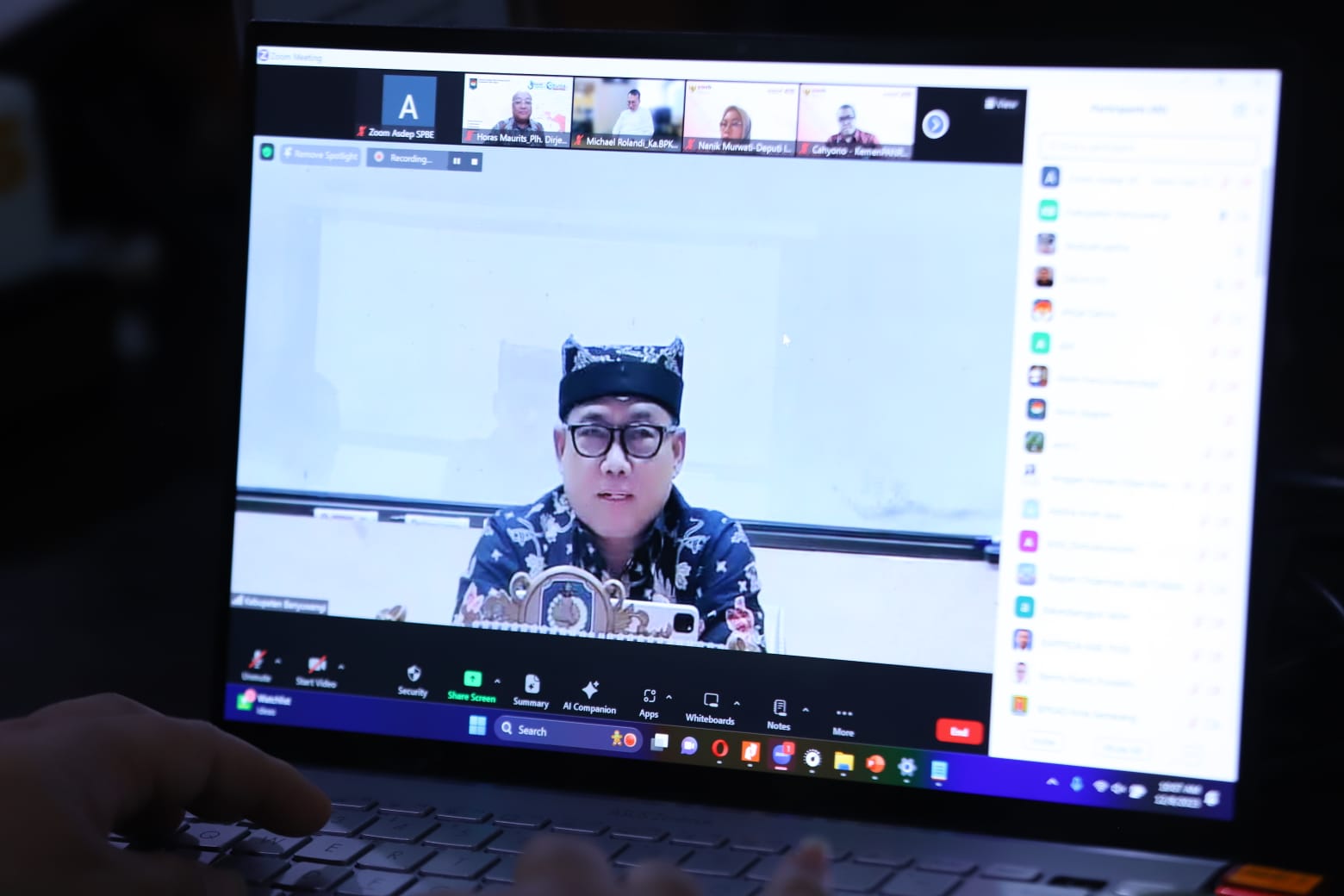 20231208 Rapat Persiapan Penetapan Aplikasi Umum dan Grand Launching Aplikasi SIPD 1