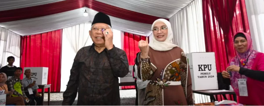 20240215 Gunakan Hak Suaranya Wapres Harap Pemimpin Terpilih Membawa Indonesia Lebih Maju dan Sejahtera