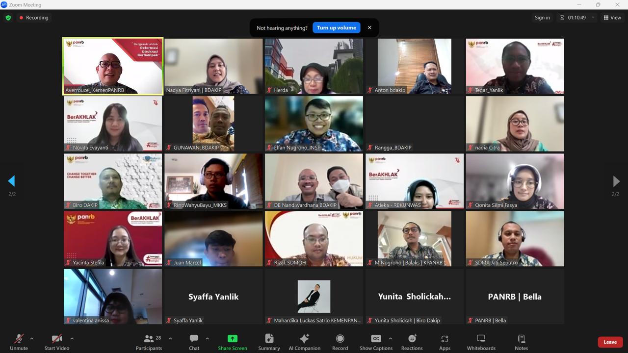 20240216 Rapat Pengelolaan Pelayanan Informasi dan Pengaduan di Lingkungan Kementerian PANRB 1