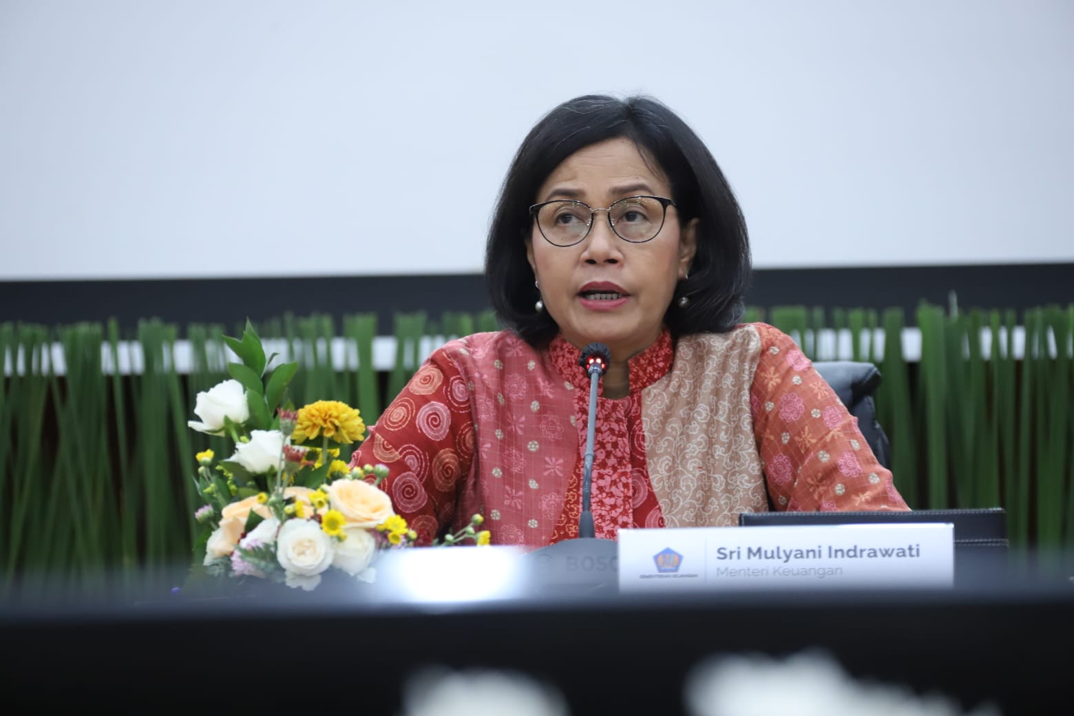  Menteri Keuangan Sri Mulyani Indrawati dalam Konferensi Pers THR dan Gaji ke 13 Tahun 2024. Foto: menpan.go.id