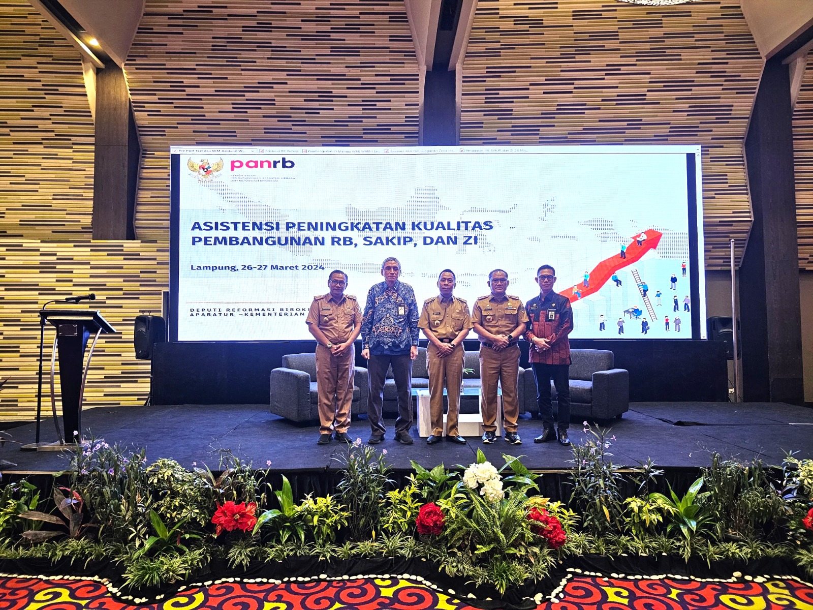 20240327 Asistensi Peningkatan Implementasi RB SAKIP dan ZI pada Pemerintah KabKota Prioritas Wilayah Lampung 1