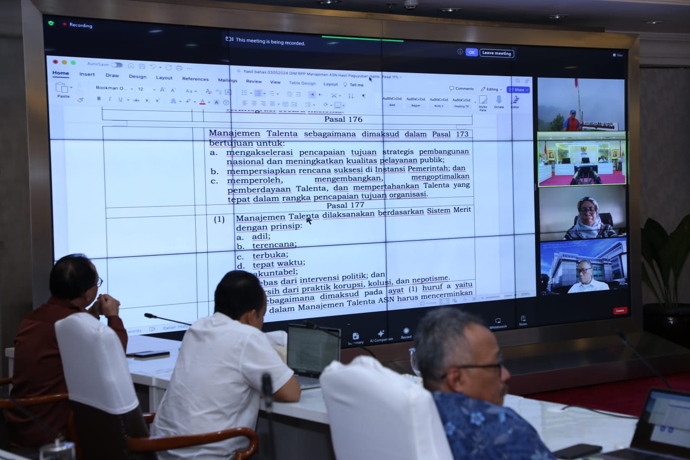 20240506 Rapat RPP Manajemen ASN Terkait Pengembangan Talenta dan Karier 10