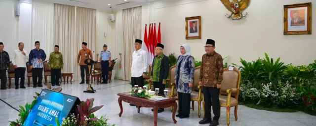 20240515 Luncurkan Ruang Amal Indonesia Wapres Minta Penyaluran Zakat Menyasar Sektor Strategis Publik