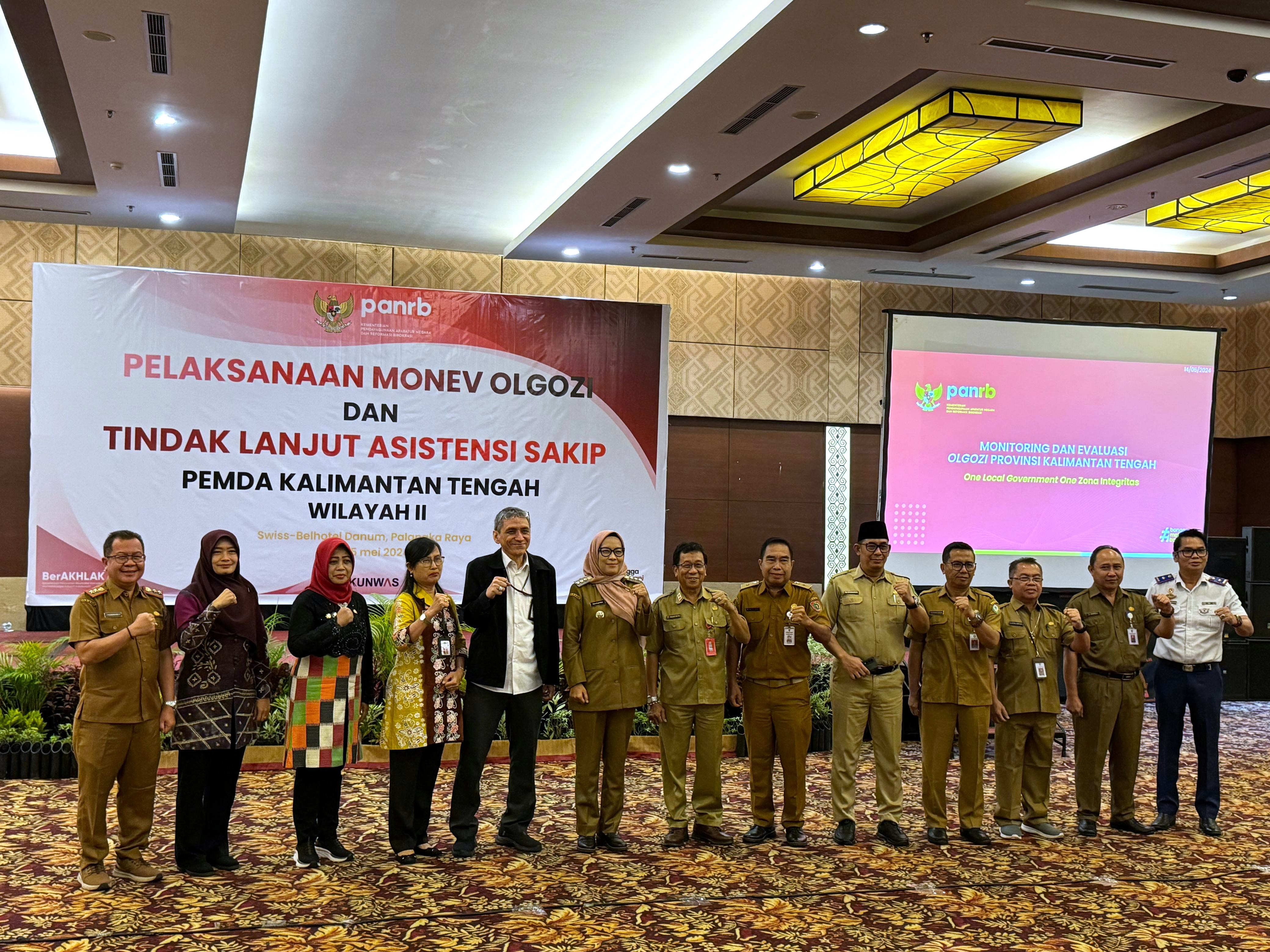 20240515 Pelaksanaan Monev OLGOZI dan Tindak Lanjut Asistensi Pemda Prioritas se Provinsi Kalimantan Tengah 1