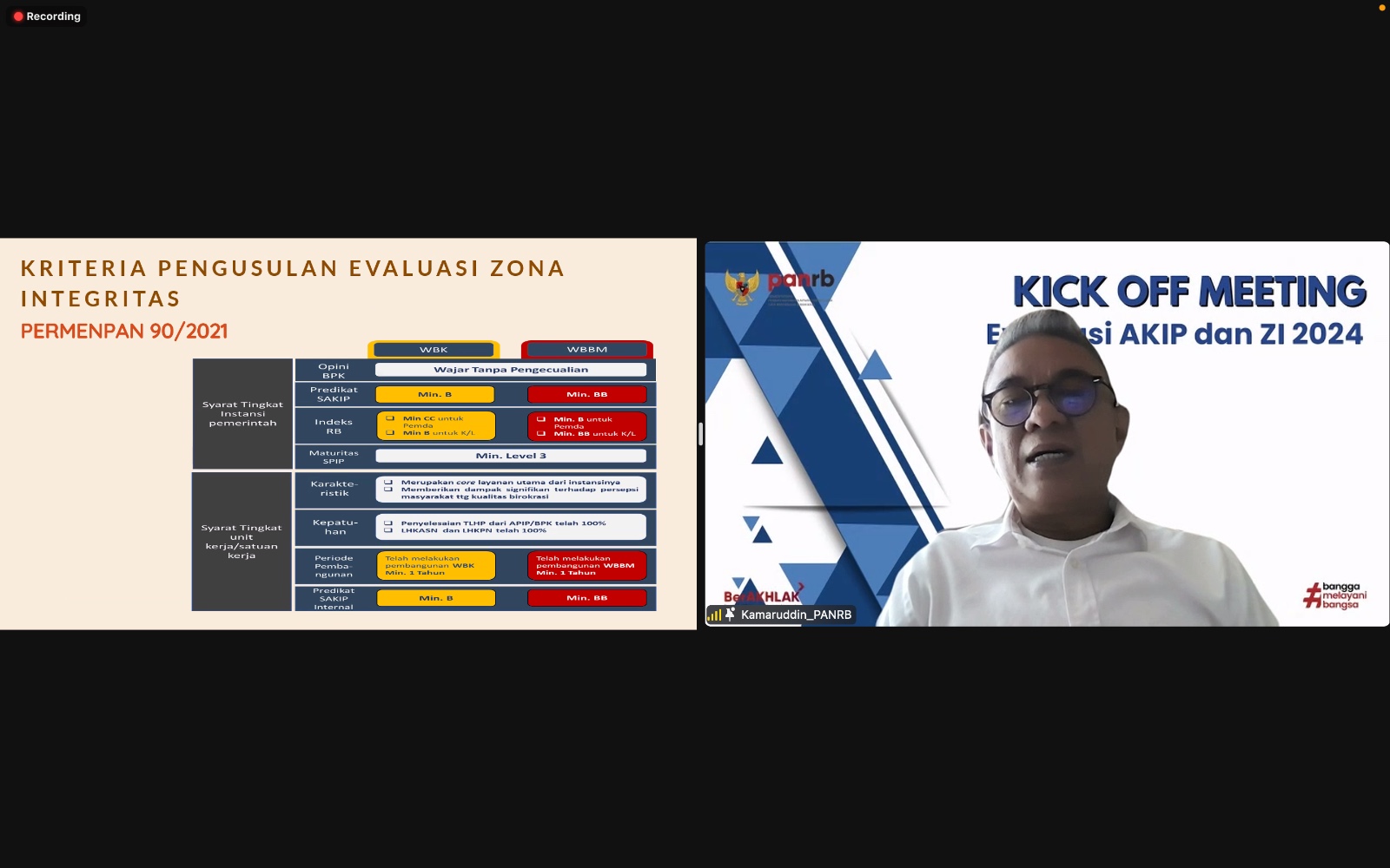20240528 Kick Off Meeting Evaluasi AKIP dan ZI Tahun 2024 6