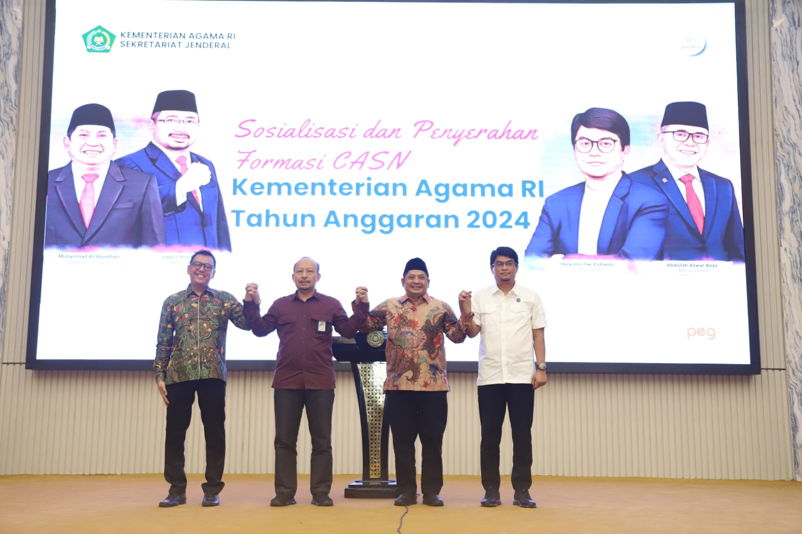 20240529 Sosialisasi dan Penyerahan Formasi CASN Kementerian Agama Tahun 2024 10