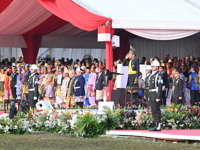 20240603 Presiden Jokowi Pimpin Upacara Hari Lahir Pancasila 2024 di Dumai