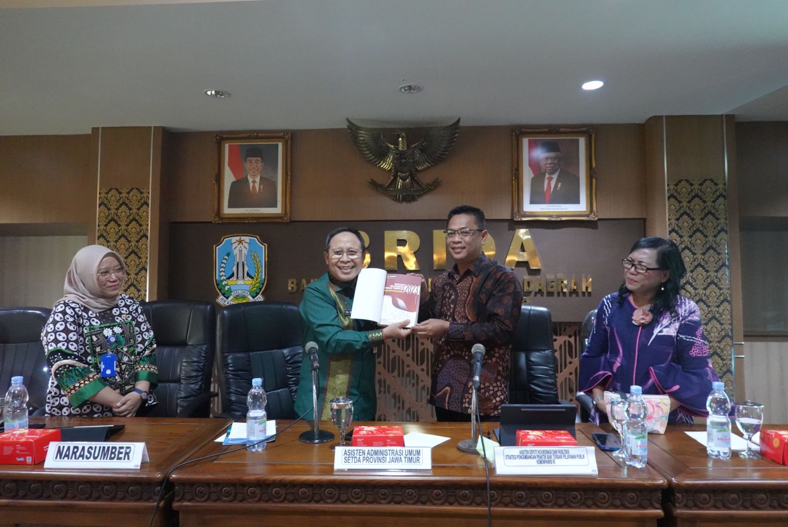 20240718 Rakor Pembinaan Inovasi Pelayanan Publik dan Pemutakhiran Data Inovasi JIPPNas Jawa Timur 1