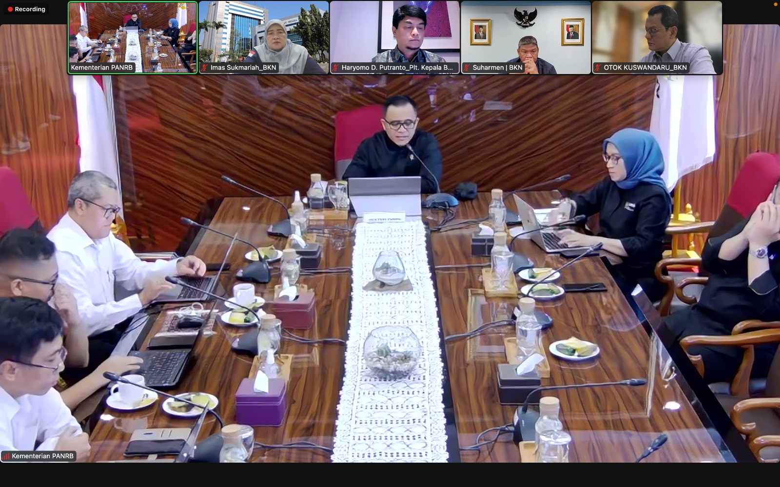 20240813 Rapat terkait Layanan Aparatur Negara 1
