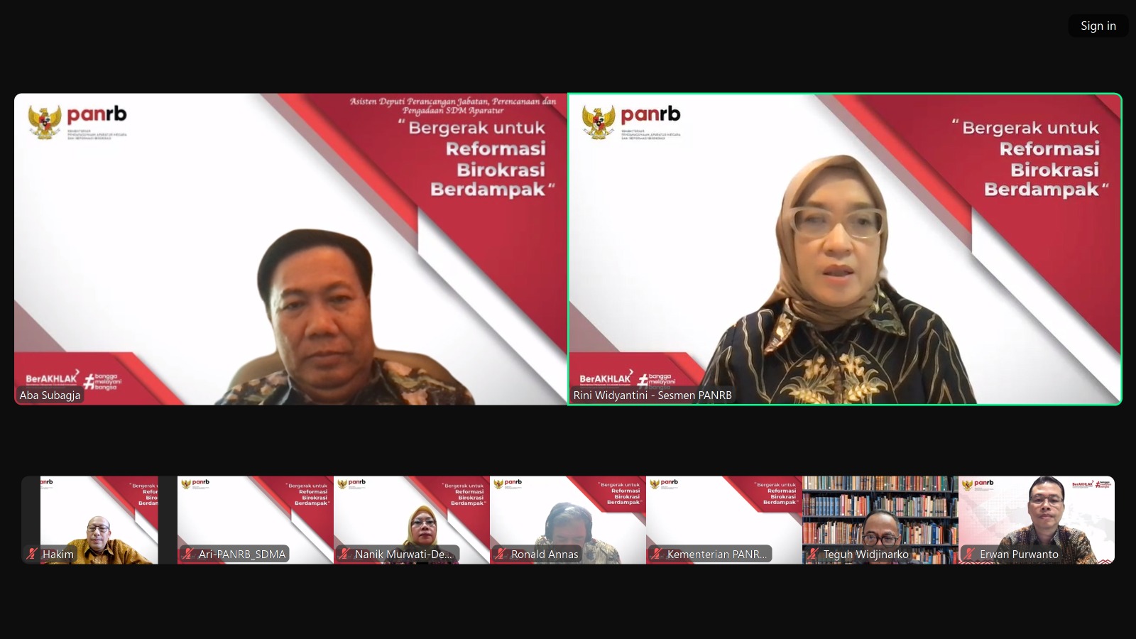 20240920 MENTERI Rapat Pimpinan Kementerian PANRB 6