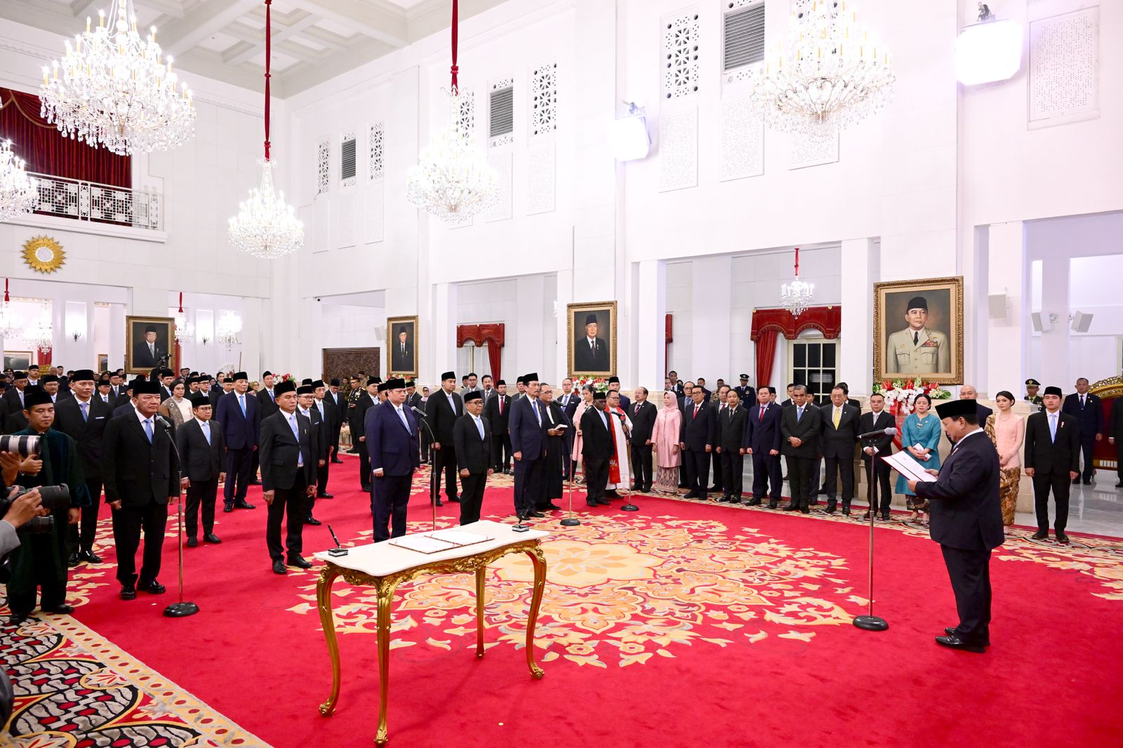 20241021 Pelantikan Menteri Kabinet Merah Putih Periode 2024 2029 10