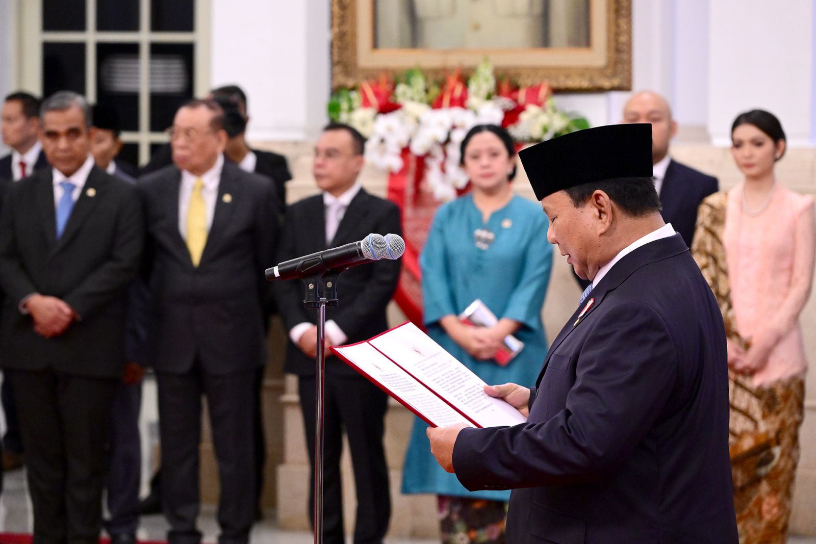 20241021 Pelantikan Menteri Kabinet Merah Putih Periode 2024 2029 10