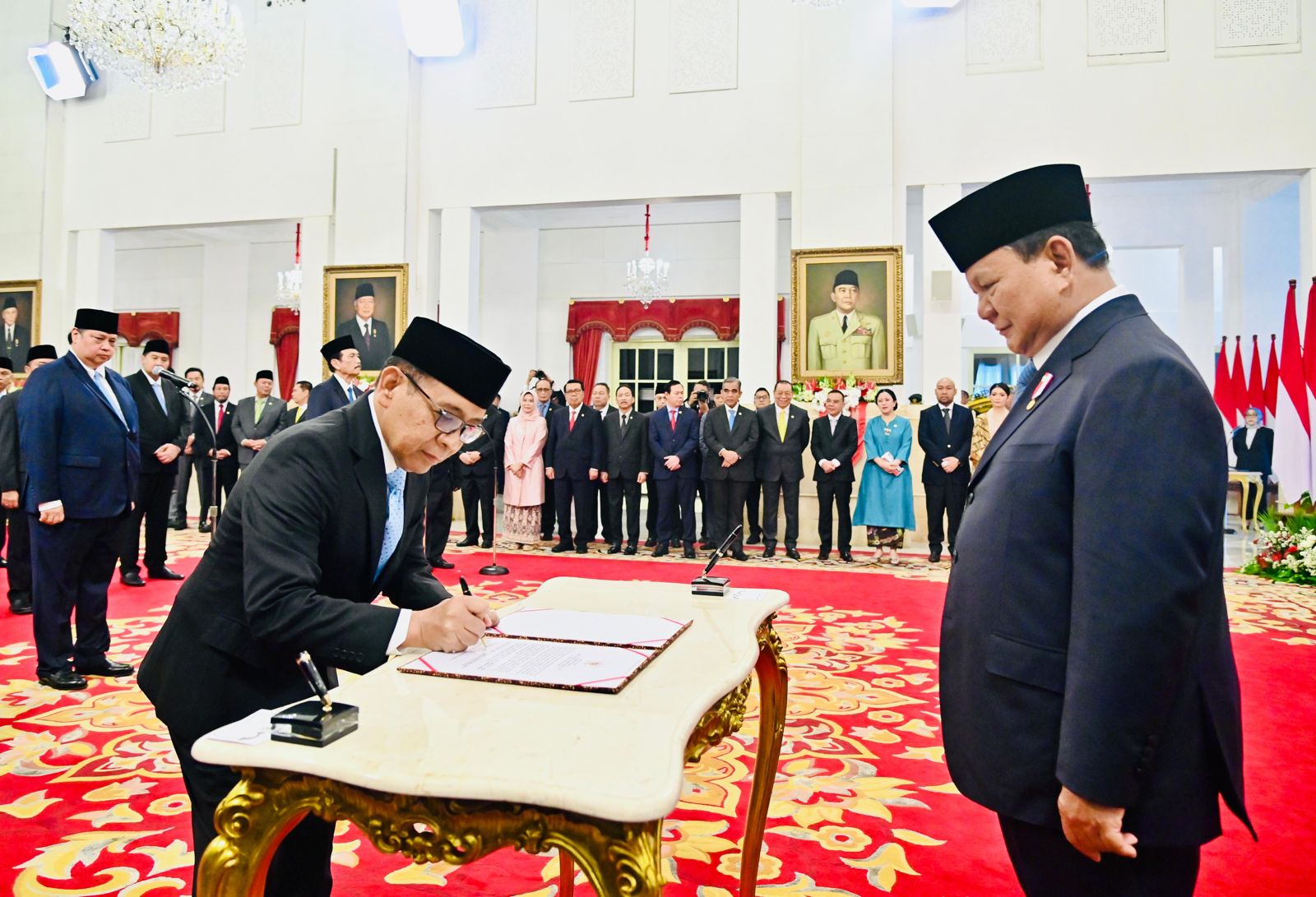 20241021 Pelantikan Menteri Kabinet Merah Putih Periode 2024 2029 7