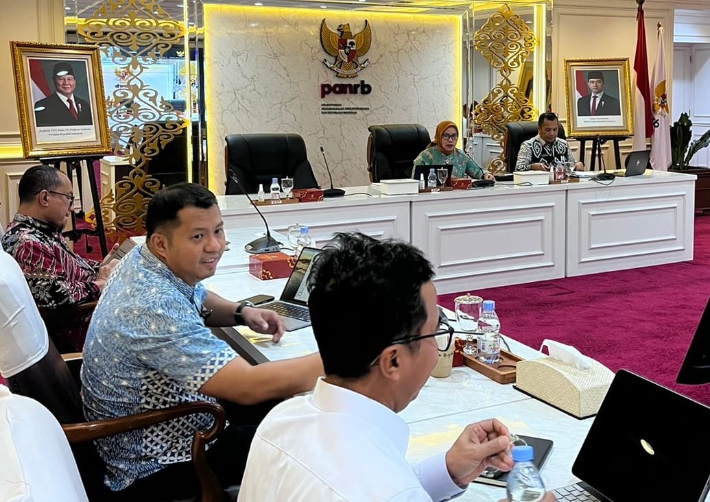 20241128 Rapat Pembahasan OTK Kanwil Kementerian Hukum Kementerian Hak Asasi Manusia Kementerian Imigrasi dan Pemasyarakatan 1