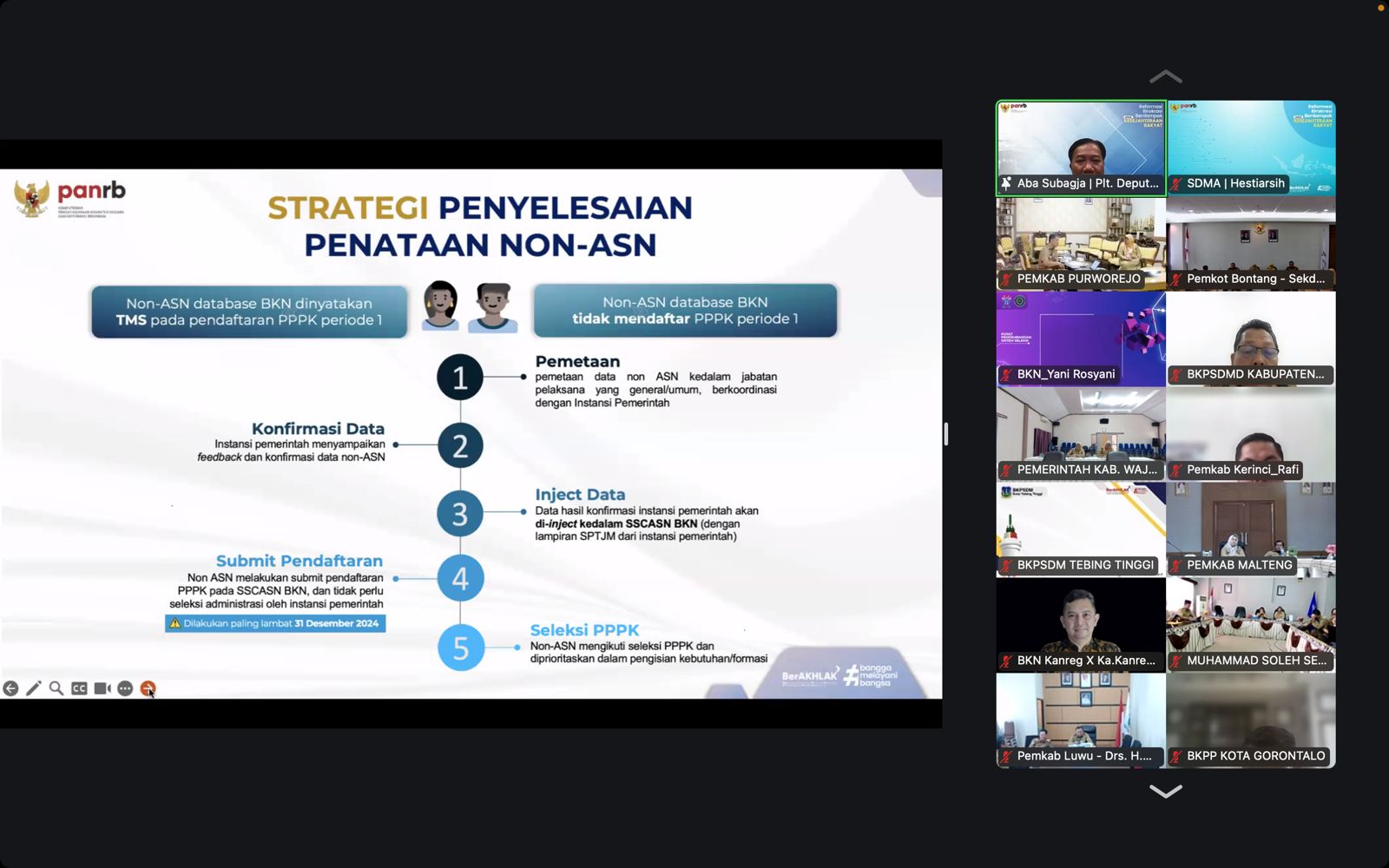 20241230 Rapat Koordinasi Percepatan Penataan Tenaga Non ASN12