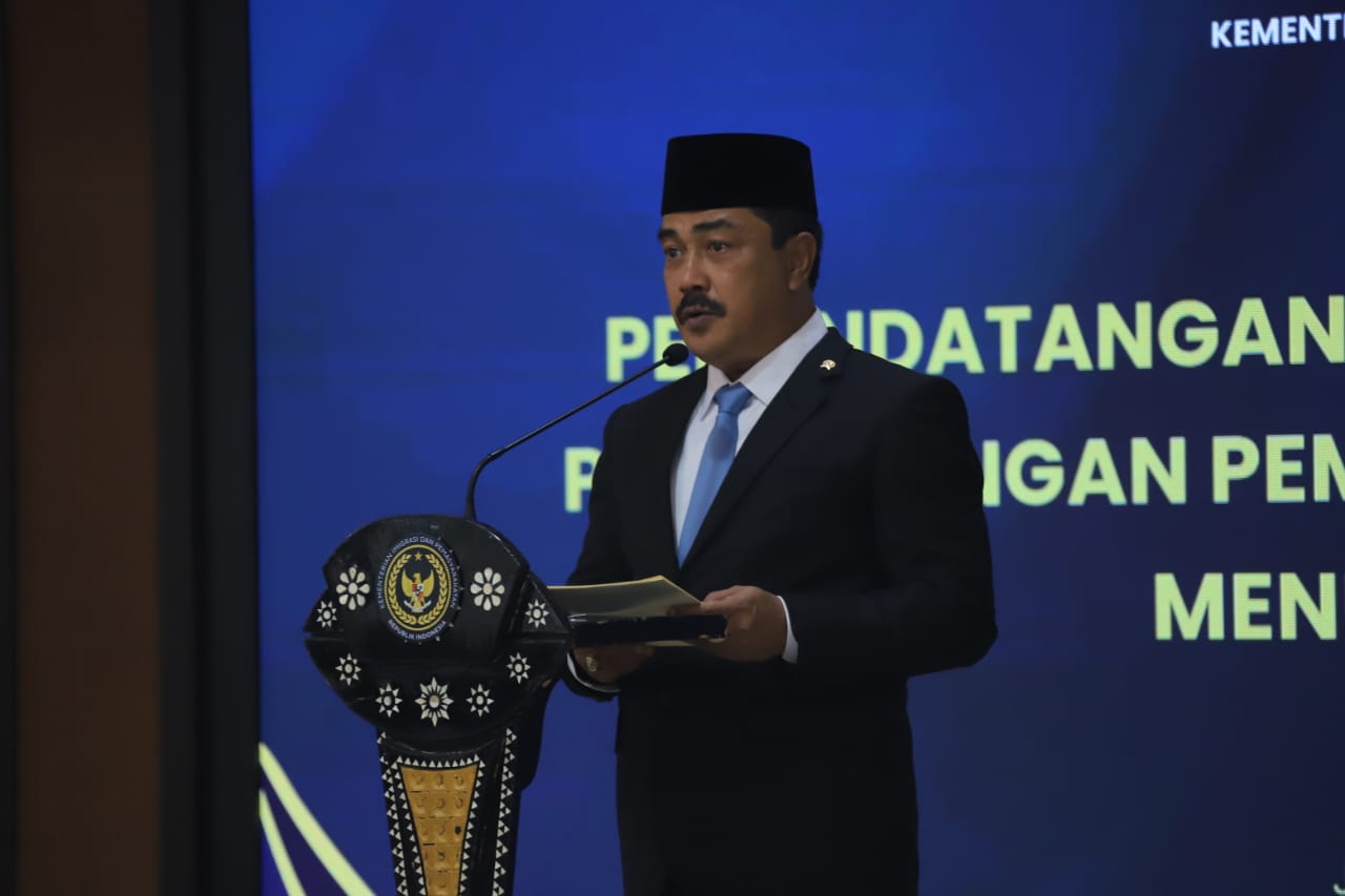 20250114 Pelantikan PPT Pratama Pencanangan ZI dan Penandatanganan PK Kementerian Imipas 17