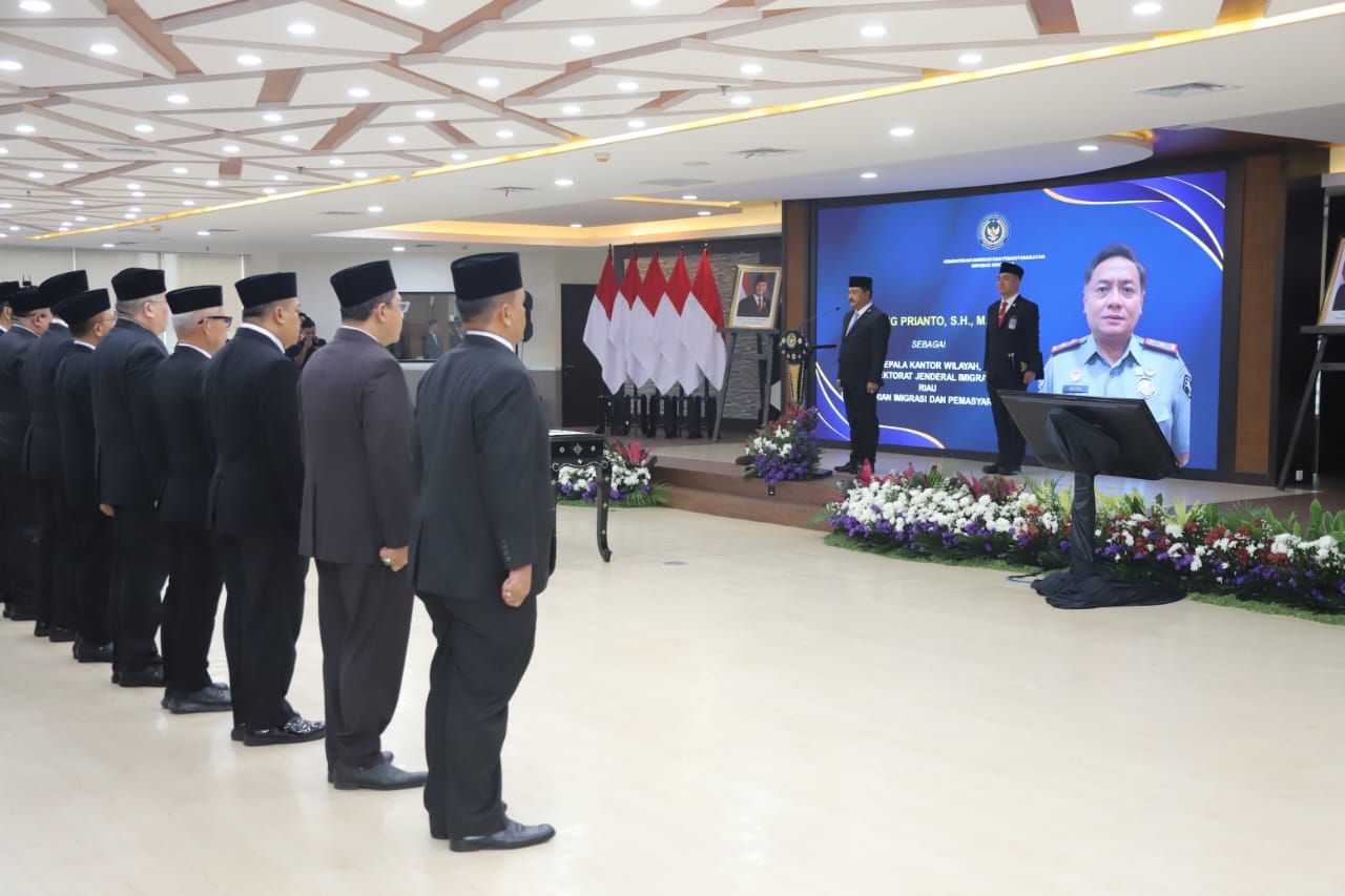20250114 Pelantikan PPT Pratama Pencanangan ZI dan Penandatanganan PK Kementerian Imipas 17