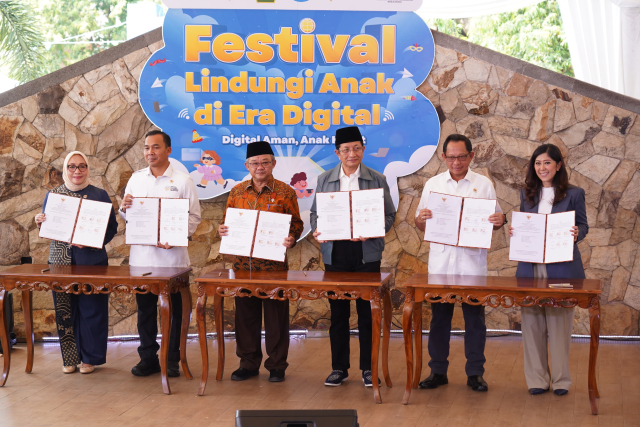 20250801 Lindungi Anak di Ruang Digital Enam Menteri Teken MoU Komitmen Bersama