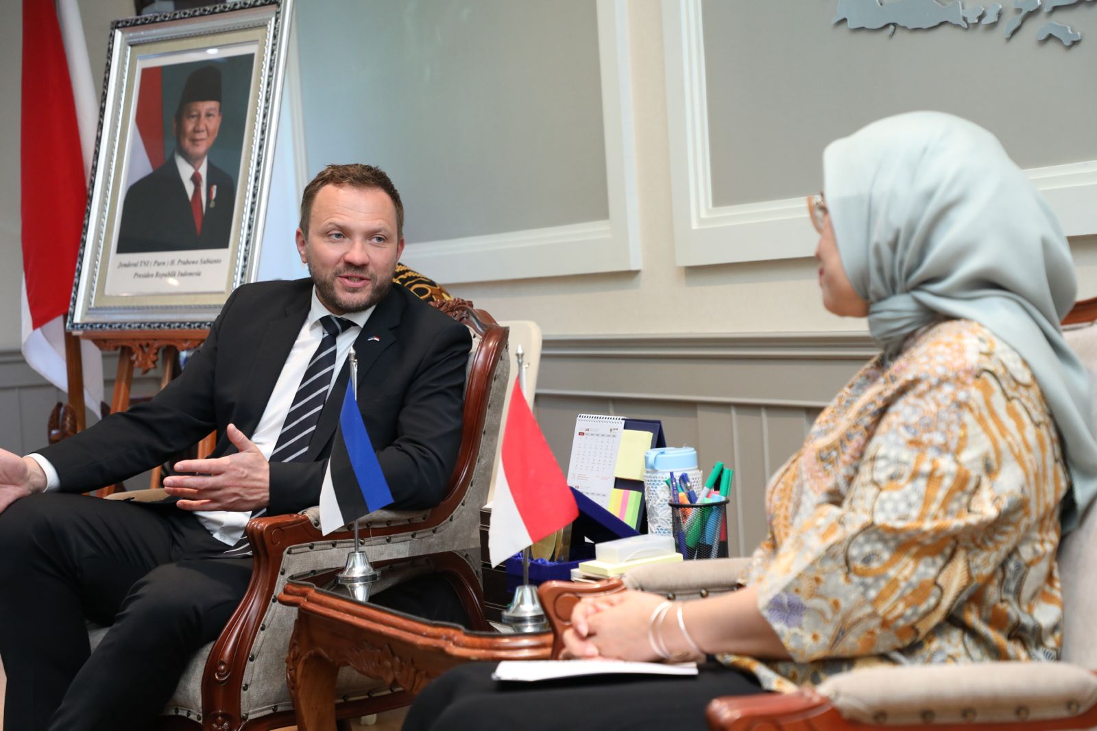 20250423 Menerima Kunjungan Menteri Luar Negeri Estonia 3