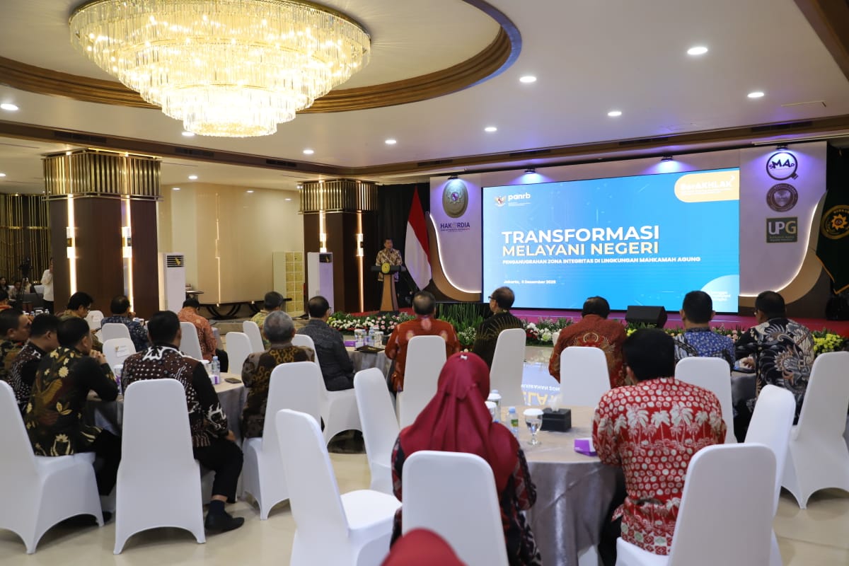 20251209 Penganugerahan Penghargaan Satuan Kerja Berintegritas di Lingkungan MA 13