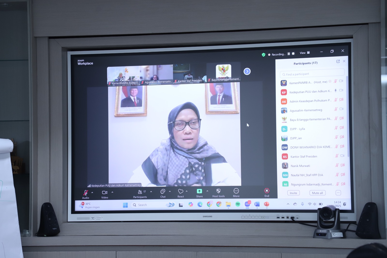 20250217 Pembahasan Rancangan Perpres Kantor Staf Presiden 1