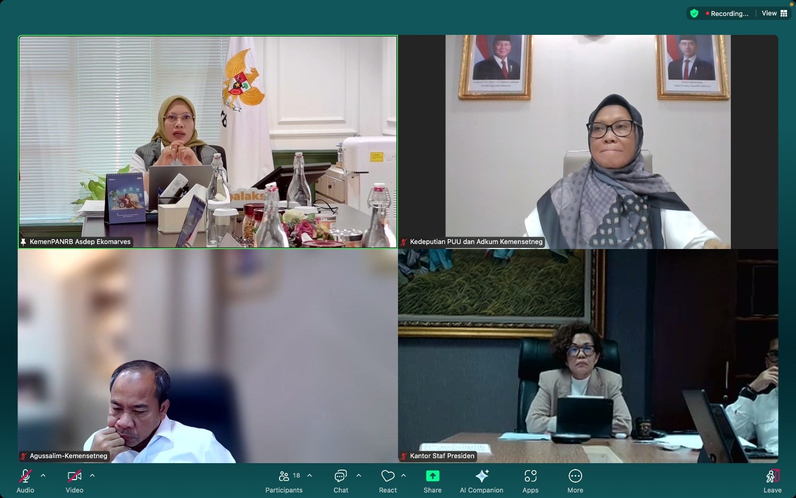 20250217 Pembahasan Rancangan Perpres Kantor Staf Presiden 1
