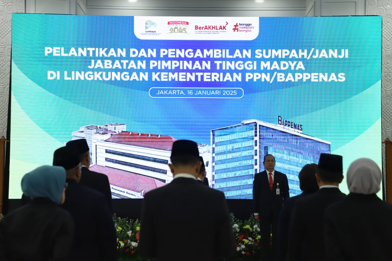 20250116 Pelantikan dan Pengambilan Sumpah JPT Madya Kementerian PPN Bappenas 15
