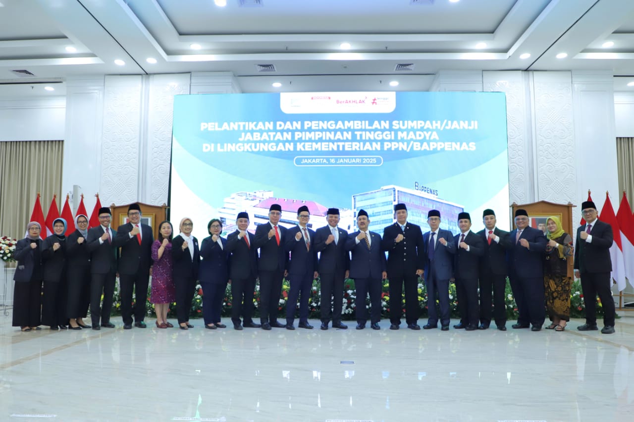 20250116 Pelantikan dan Pengambilan Sumpah JPT Madya Kementerian PPN Bappenas 15