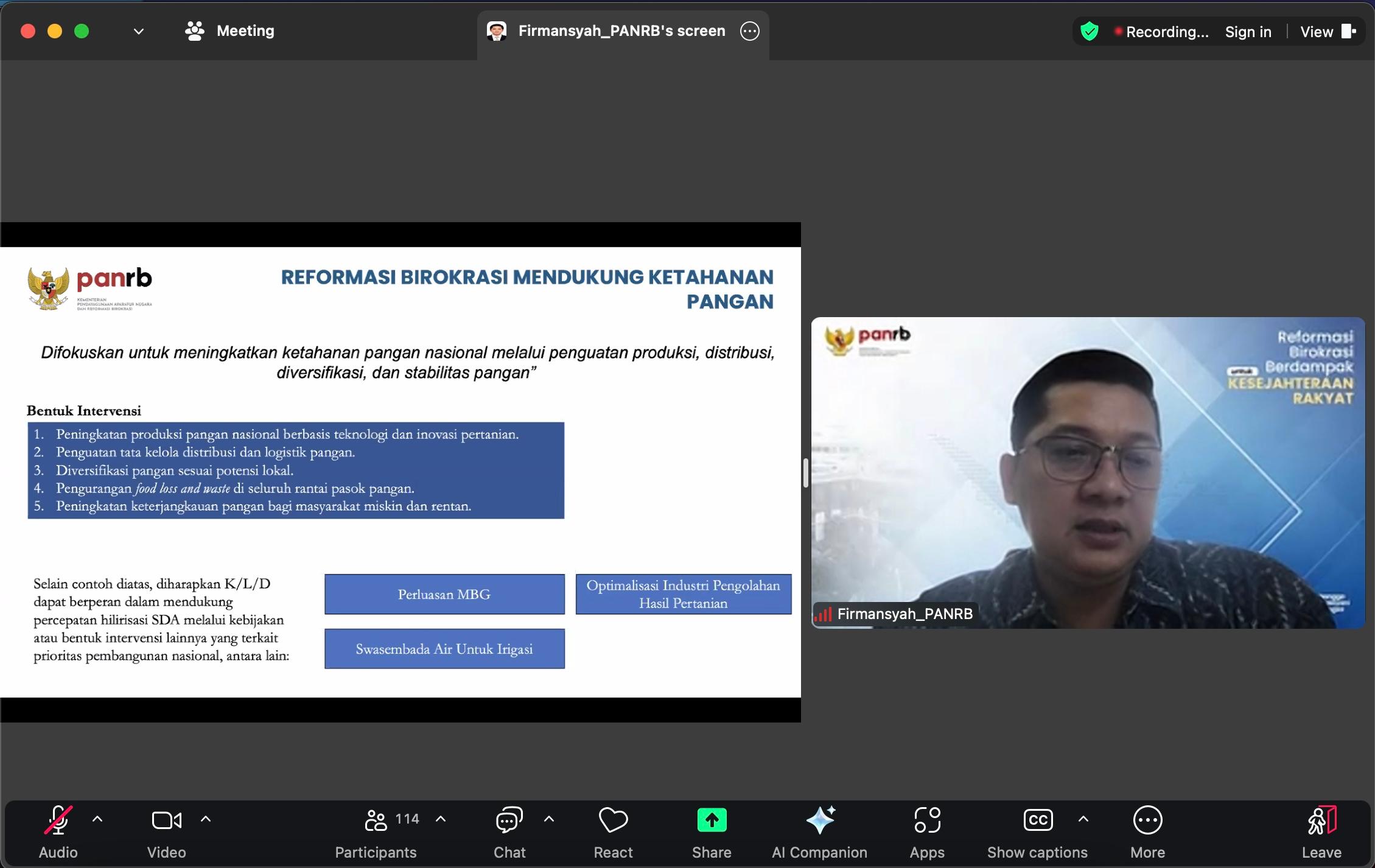20250717 Koordinasi dan Asistensi Implementasi SAKIP RB dan ZI se Provinsi Bali 3