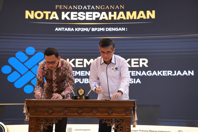 20250717 Menaker Bersama KP2MI Sepakat Ciptakan Ekosistem Migrasi Aman dan Tenaga Kerja Berdaya Saing Global
