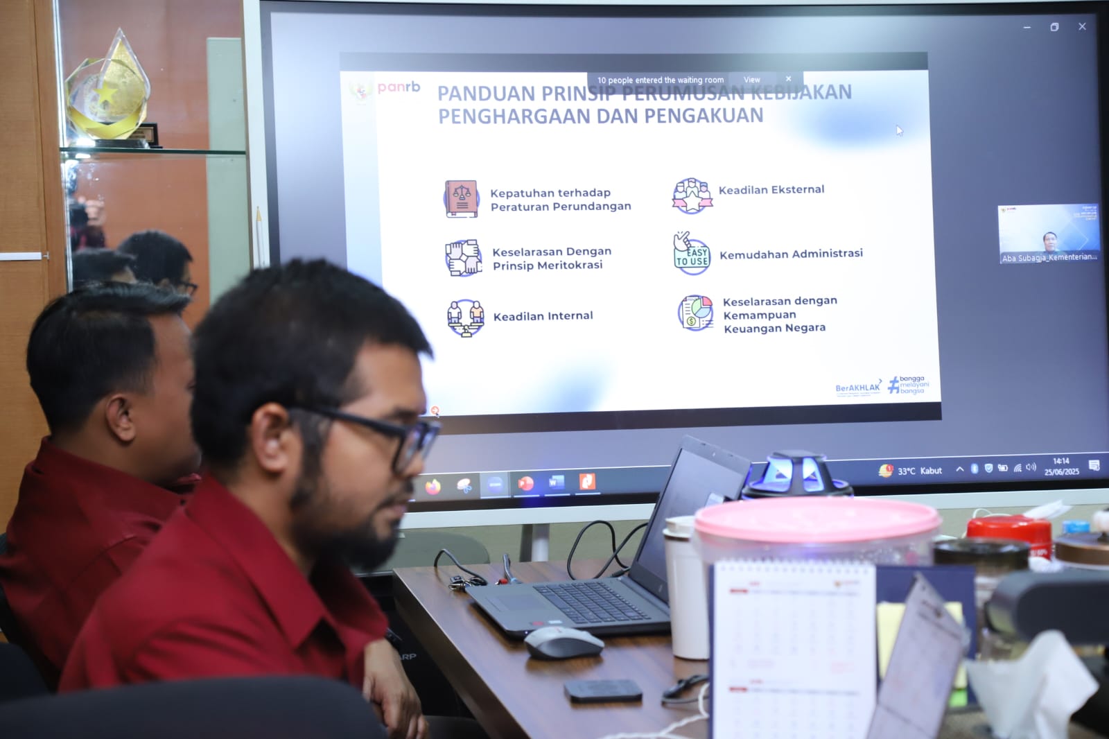 20250625 Sosialisasi Surat Menteri PANRB tentang Persetujuan Penetapan Hasil Evaluasi Jabatan di Instansi Daerah 9