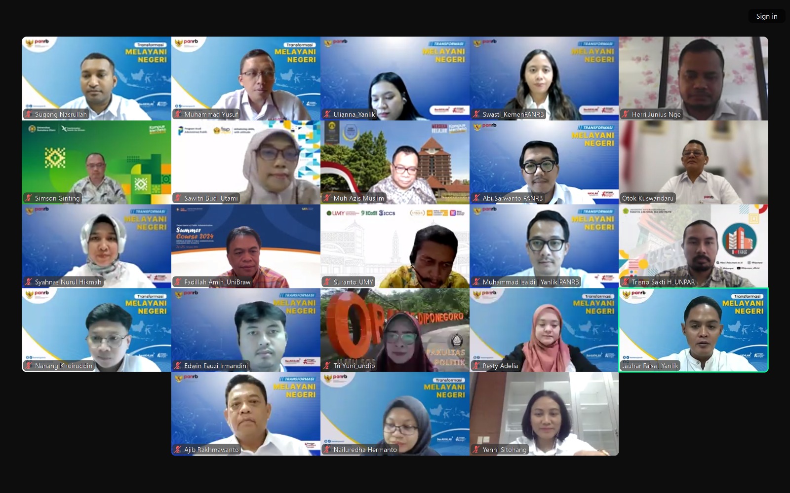20250714 Sidang Pleno Tim Evaluasi KIPP Tahun 2025 2