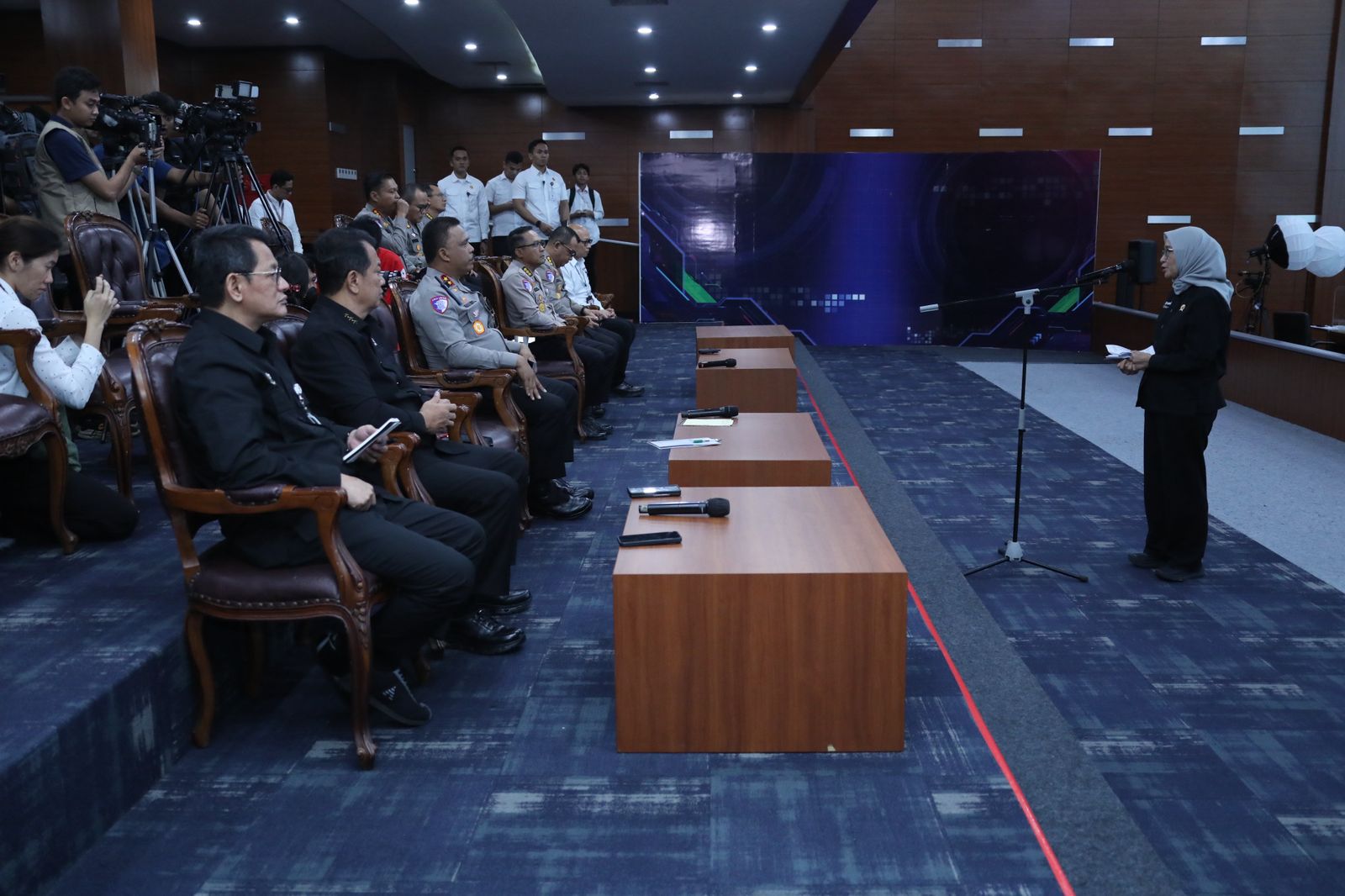 20250325 Peninjauan Arus Mudik 2025 di NTMC Korlantas Polri 14