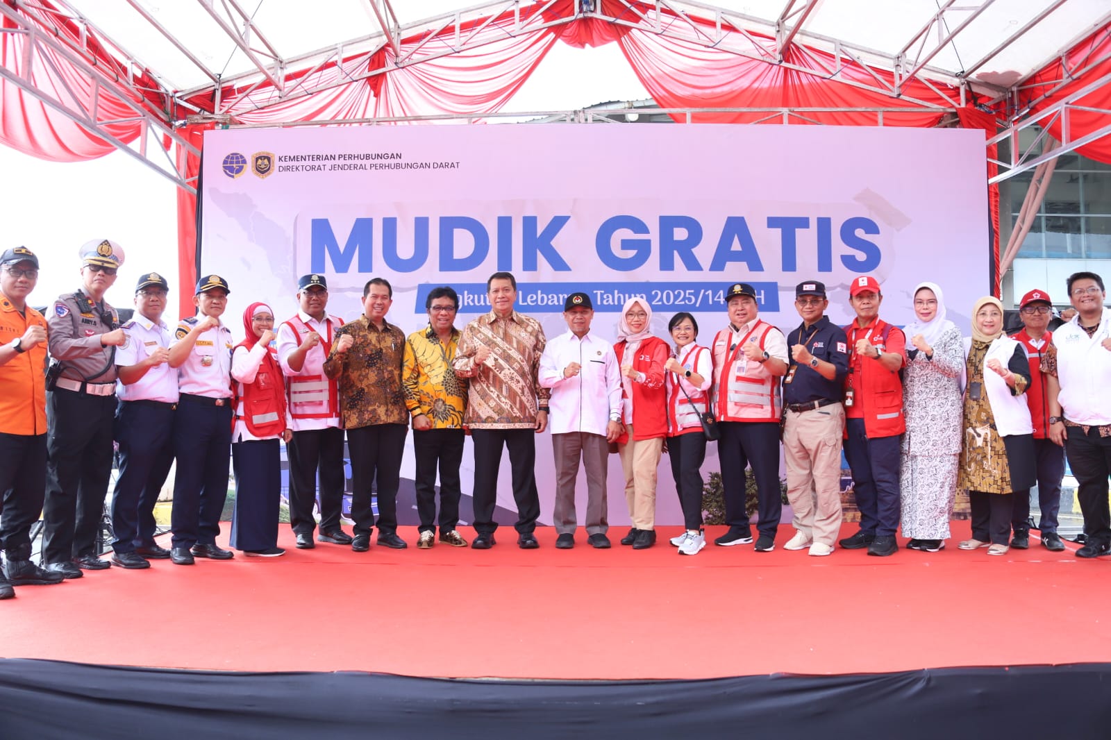 20250327 Pelepasan Peserta Mudik Gratis Lebaran Kementerian Perhubungan 202521