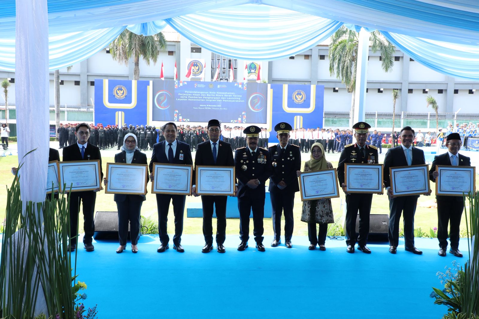 20251119 Upacara Peringatan Hari Bakti Kementerian Imigrasi dan Pemasyarakatan ke I Tahun 202516